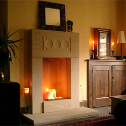balmoral Stone Fireplace