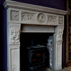 Carved-stone-fireplace-sandstone-fire-surround